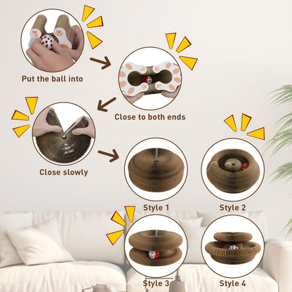 Kitty Kurlz™ – Interactive Cat Scratcher Toy